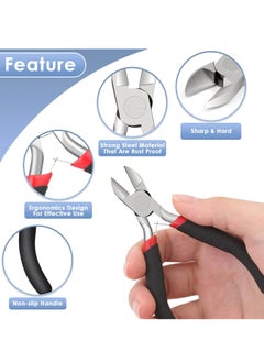 Oasisgalore Wire Cutters Small Side Cutters Wire Cutting Tool for Crafts, Jewelry Making, Floral Wire  - Image 2