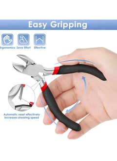 Oasisgalore Wire Cutters Small Side Cutters Wire Cutting Tool for Crafts, Jewelry Making, Floral Wire  - Image 3