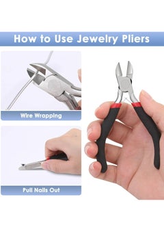 Oasisgalore Wire Cutters Small Side Cutters Wire Cutting Tool for Crafts, Jewelry Making, Floral Wire  - Image 4