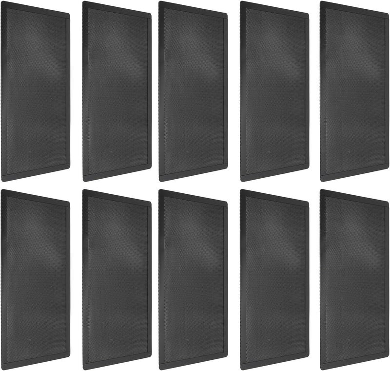 Eujgoov PC Case Magnetic Dust Filter Mesh 10pcs Black PVC Material for Computer Case Fans Power Supply - Image 5