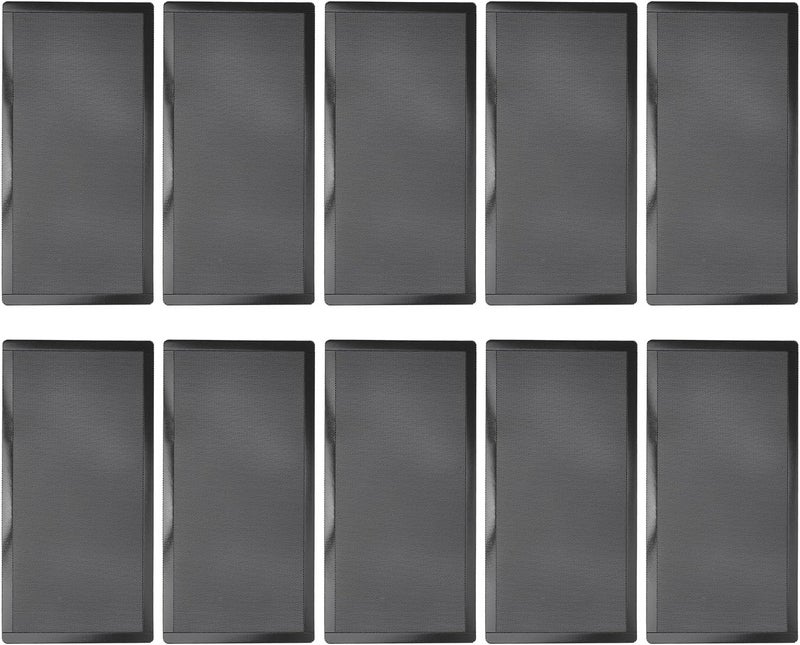 Eujgoov PC Case Magnetic Dust Filter Mesh 10pcs Black PVC Material for Computer Case Fans Power Supply - Image 2
