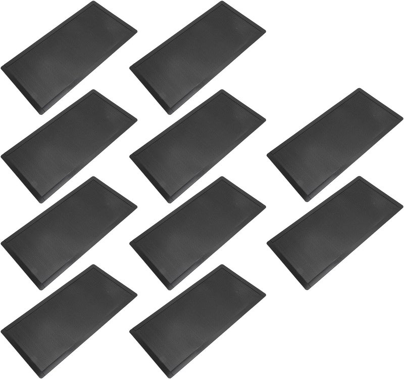 Eujgoov PC Case Magnetic Dust Filter Mesh 10pcs Black PVC Material for Computer Case Fans Power Supply - Image 4