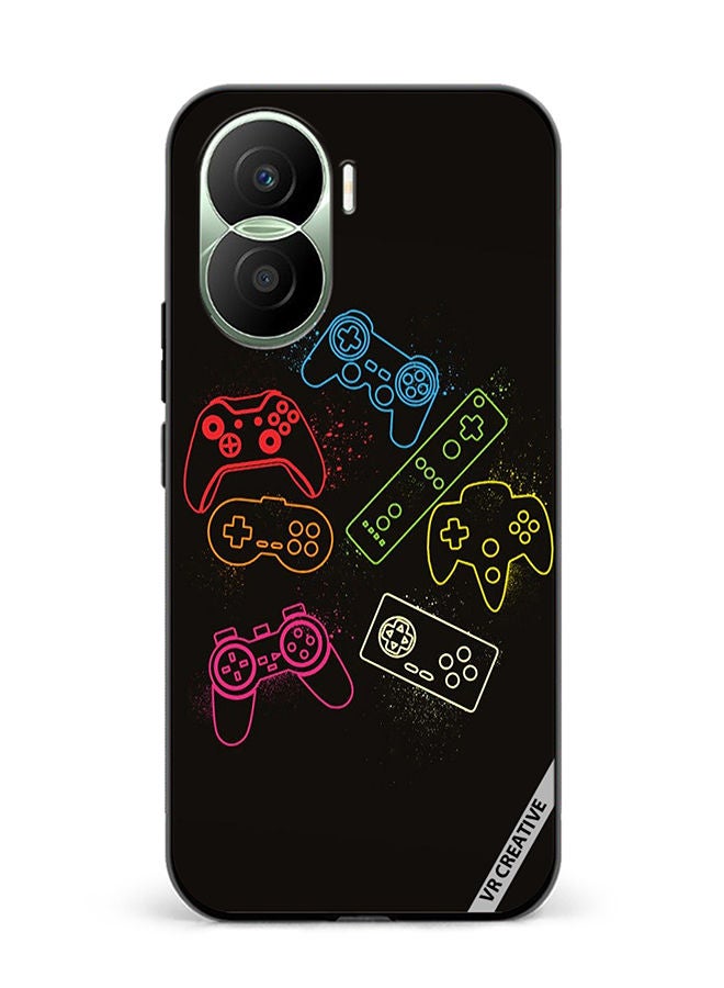 VR CREATIVE Protective Case Cover For Honor Play7T Pro Ps5 Remotes Design Multicolour - Image 1