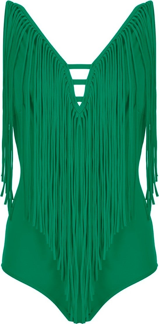 Sailor Fashion Tassel Swimsuit