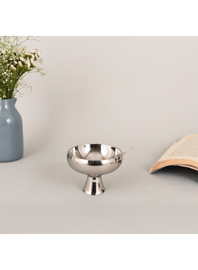 Arttd Inox ARTTDINOX Belly Ice Cream Cup S/2 | Premium Stainless Steel | Contemporary Design | Serveware & Tableware | Luxury Collection - Image 2