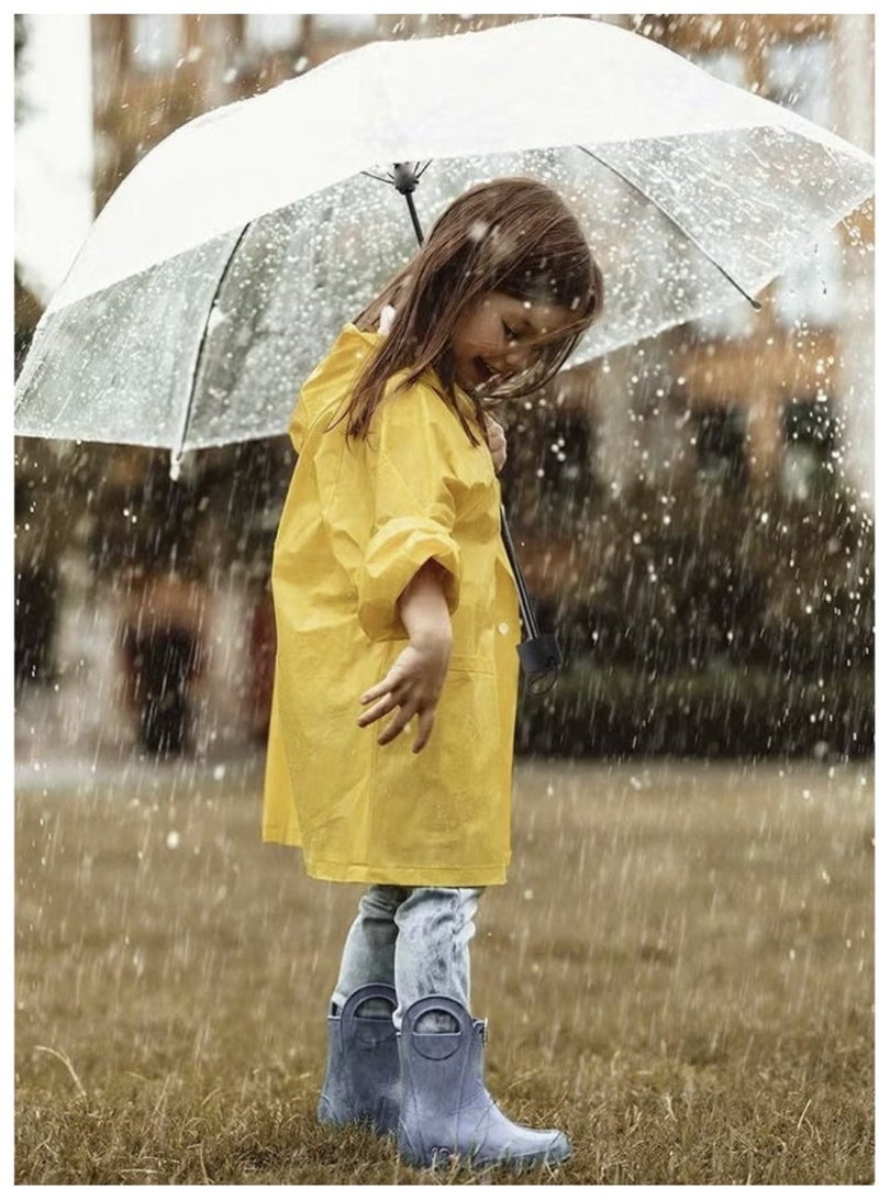 شاهين مظلة شفافة أنيقة قابلة للطي ومقاومة للماء ومقاومة للمطر والشمس - Image 3