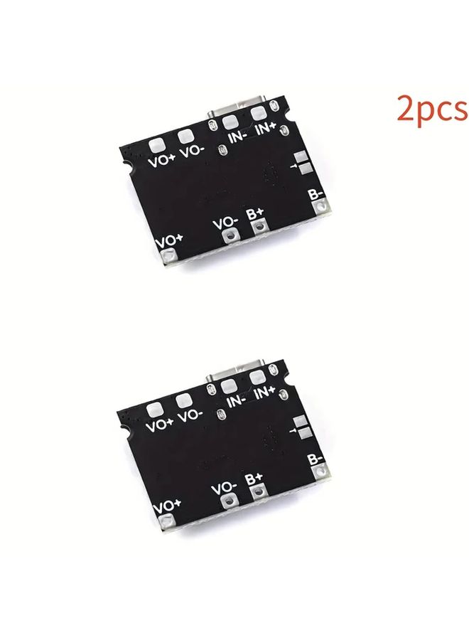 2Pcs 3.7V to 9V Boost Converter Module with 18650 Lithium Battery Adjustable Voltage Regulator - Image 5