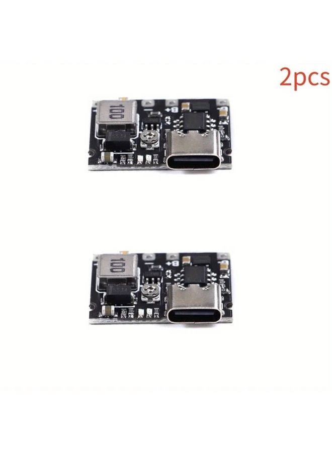 2Pcs 3.7V to 9V Boost Converter Module with 18650 Lithium Battery Adjustable Voltage Regulator - Image 4