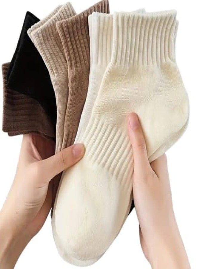 Mahantnishth MAHNTNISHTH 6 Pairs Of Women Premium Cotton Ankle Socks - Soft, Breathable, Everyday Comfort Socks for Women (6 Pairs Of Neutral Colour Pack) - Image 1