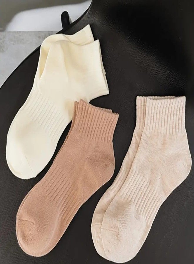 Mahantnishth MAHNTNISHTH 6 Pairs Of Women Premium Cotton Ankle Socks - Soft, Breathable, Everyday Comfort Socks for Women (6 Pairs Of Neutral Colour Pack) - Image 3