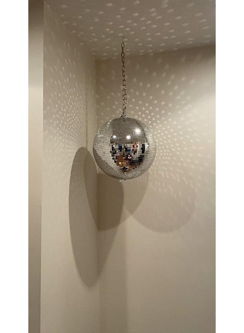 Mado Gallery Disco Ball, Mirror Ball, Ornament Ball 30 CM / 11.8 INCHES (1 Piece), Decoration for Hanging, Home Parties & DJ Dance Clubs Stage, Lighting & New Year celebrations - Image 5