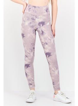 Adidas Women Sportswear Fit All Over Print Training leggings, Multicolor  - Image 1