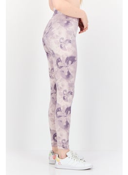 Adidas Women Sportswear Fit All Over Print Training leggings, Multicolor  - Image 2