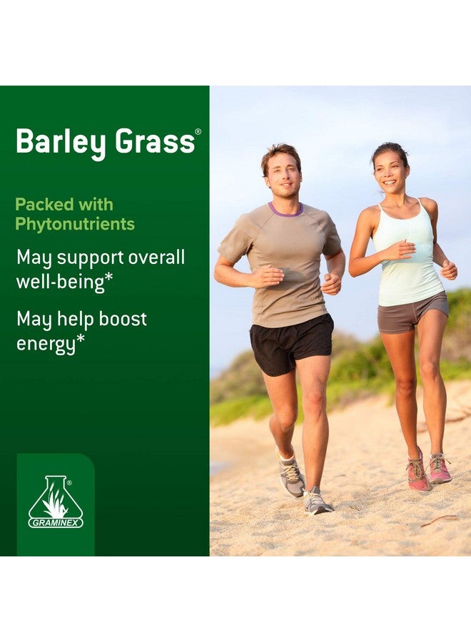 Graminex Barley Grass Tablets - Energy Boosting Greens Nutritional Supplement - Antioxidant-Rich Superfood with Multivitamin, Minerals, Amino Acids - 240 Tablets - Image 4