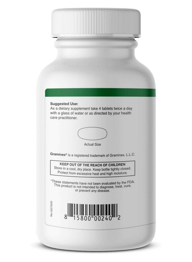 Graminex Barley Grass Tablets - Energy Boosting Greens Nutritional Supplement - Antioxidant-Rich Superfood with Multivitamin, Minerals, Amino Acids - 240 Tablets - Image 3