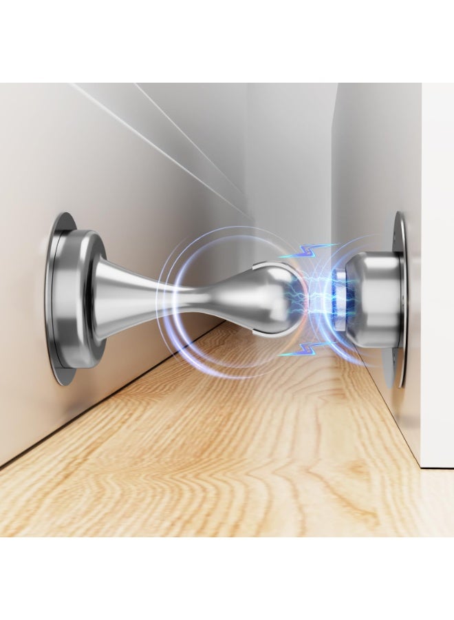 Magnetic Door Stoppers,No Drilling Door Stop，Door Stop Wedge,Ainless Steel Door Stops For Wall And Floor Mounting.（1 Pack） - Image 1