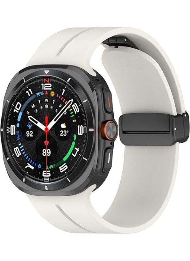 ELTRAZONE Breathable Soft Silicone Sport Band for Samsung Galaxy Watch 7 Ultra 47mm (2024) - Comfortable Wrist Strap for Men and Women - Image 1