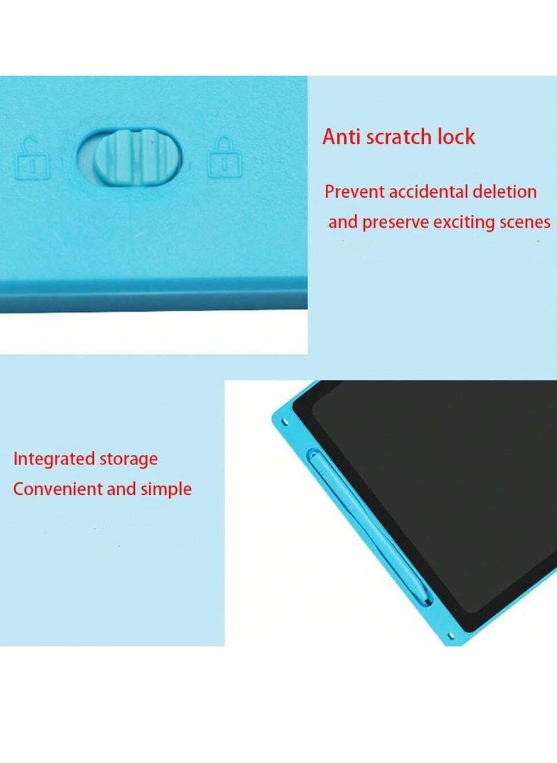 Generic Youngsters' Creative Drawing Pad - Vibrant Eye-Safe LCD Screen, Inkless & Dust-Free Design, Multi-Functional Art and Craft Board with Stylus, Erasable Surface, and Portable Light Blue/Pink Color Options  - Image 5