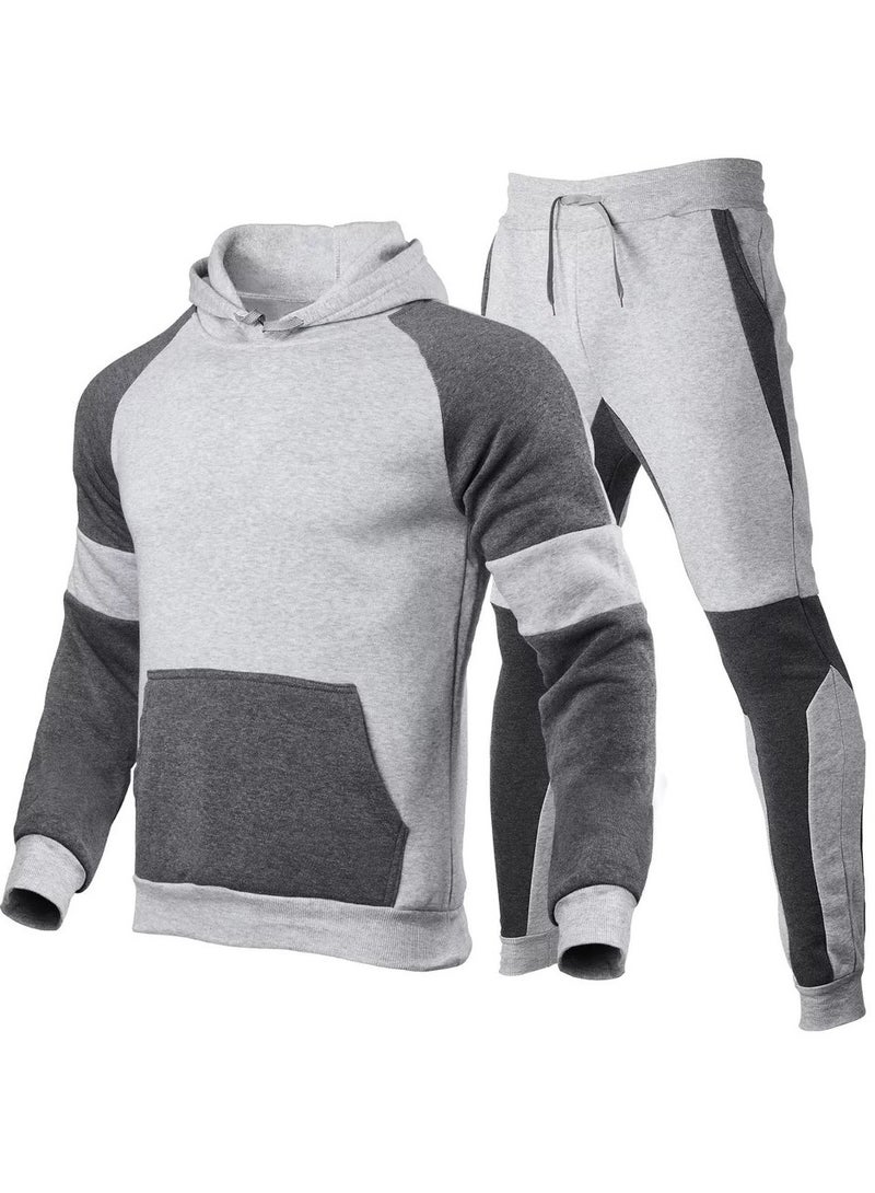 KUYING New Casual Round Neck Sweatshirt Paired With Long Pants Two-piece Set  - Image 1