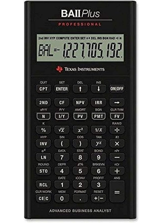 Texas Instruments BA II Plus Professional Financial Calculator - Image 1