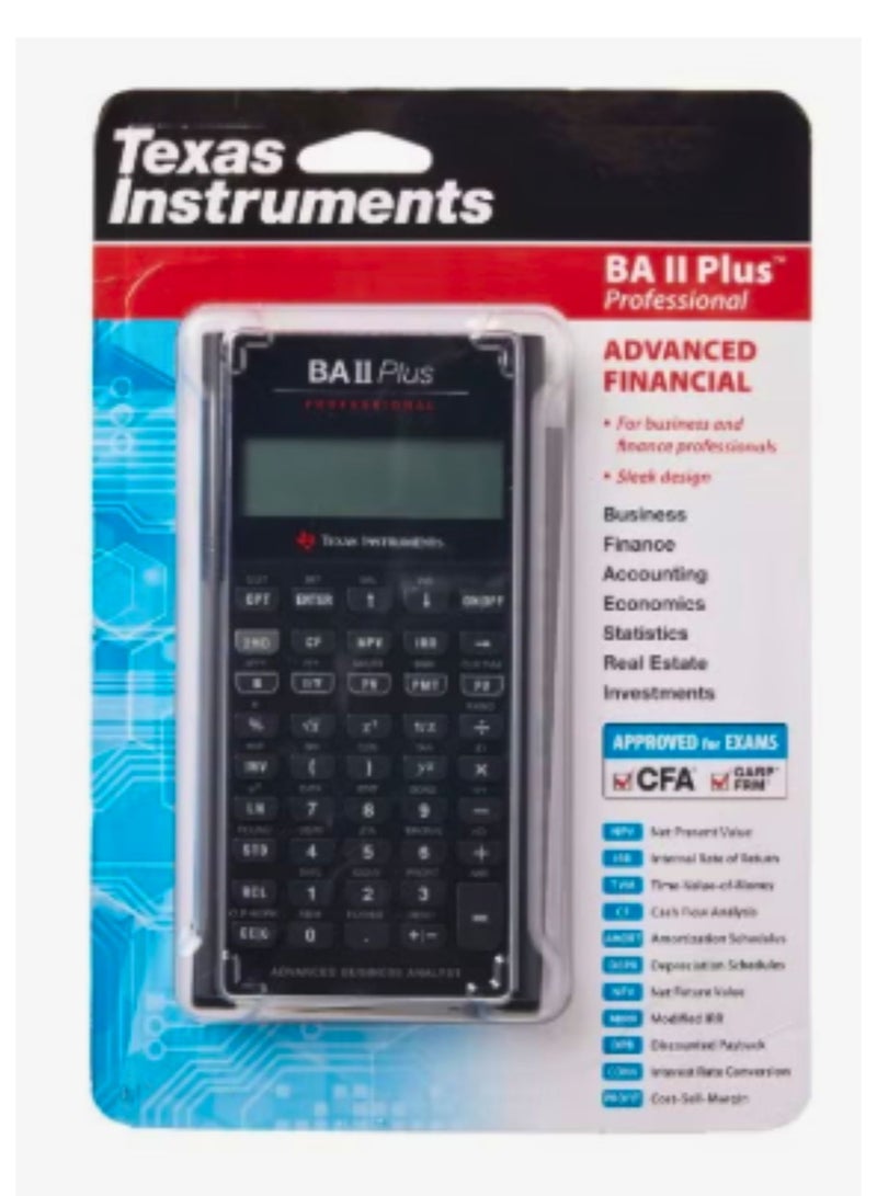 Texas Instruments BA II Plus Professional Financial Calculator - Image 2