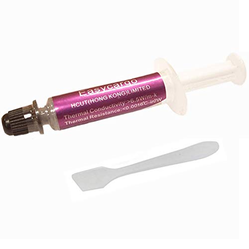 Easycargo 6.5 W/m-k Thermal Paste Kit, High Performance Thermal Grease Compound for Cooler Heatsink Interface Computer Processor CPU GPU (1-Pack) - Image 1