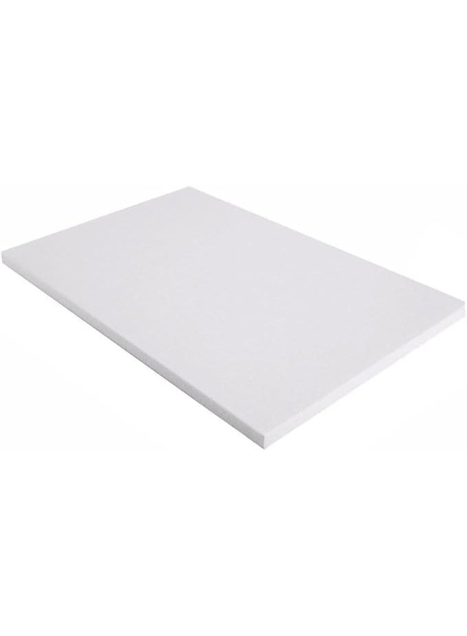 CRAFT MAGIC 2-Pack Large Styrofoam Foam Blocks 60×30×2.5 cm | Polystyrene Craft Sheets for Art Sculpting, Model Making, School Projects & DIY Home Crafts - Image 1