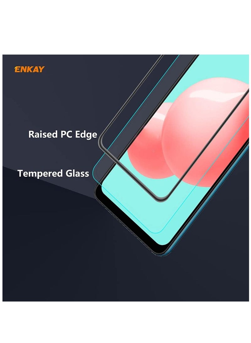 ELTRAZONE Samsung Galaxy M12 / A12 / A32 5G / M32 5G / M02 / M02s / A02 / A02s / A03s / F12 Screen Protector Glass Full Glue Edge-to-Edge Screen Protector(4 Pack) - Image 5