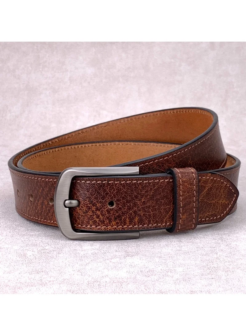 Classic Milano Classic Milano Genuine Leather Belt for Men - Semi-Casual & Party Wear Belt for Jeans, Casual Outfits, and Gifts - Black, Brown & Tan Men’s Belt