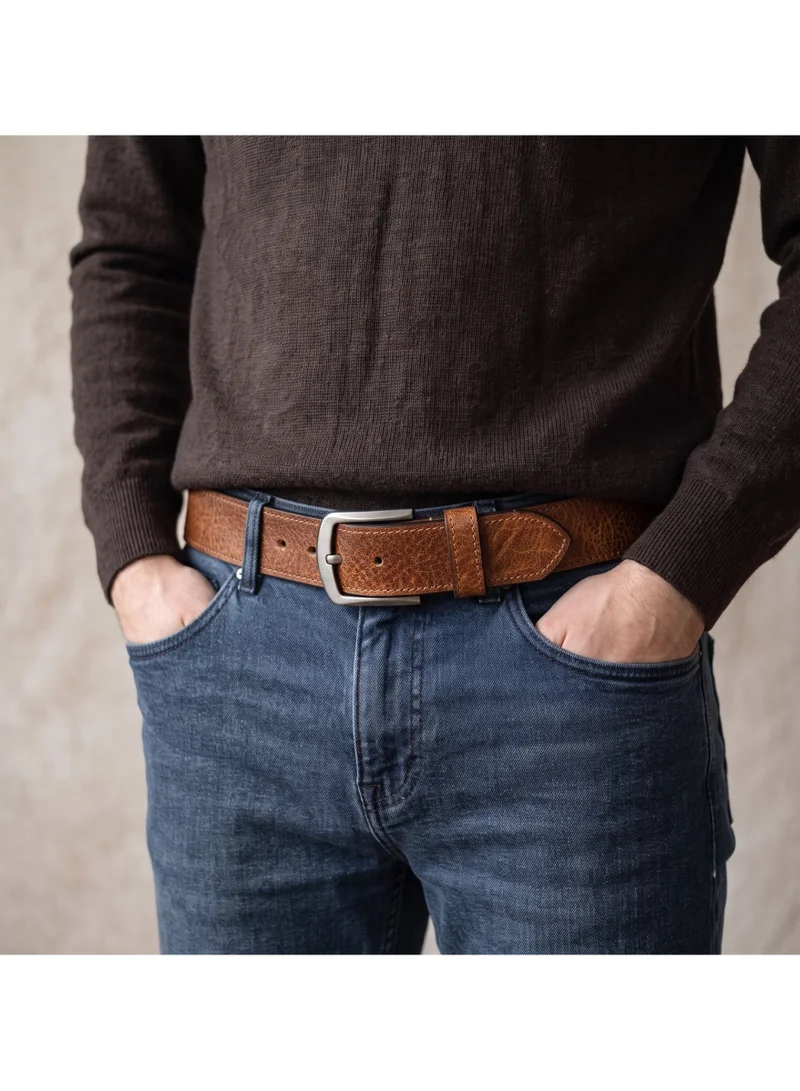 Classic Milano Classic Milano Genuine Leather Belt for Men - Semi-Casual & Party Wear Belt for Jeans, Casual Outfits, and Gifts - Black, Brown & Tan Men’s Belt