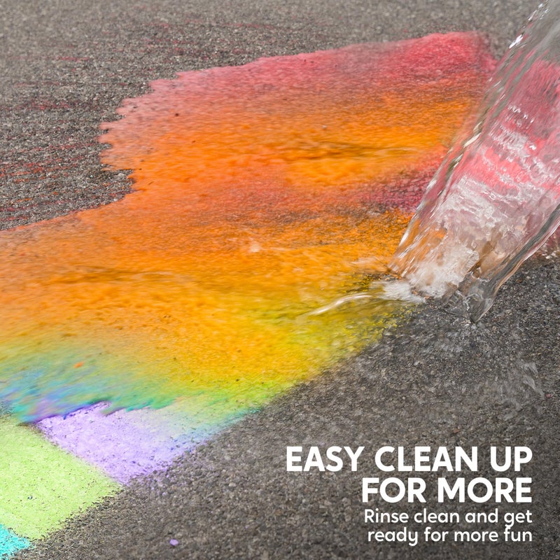 JOYIN 16 PCS Sidewalk Chalks Set Non-Toxic Washable Jumbo Chalk Bulk for Toddlers 1-3, Painting on Chalkboard, Driveway and Playground, Outdoor Activities, Gift for Kids, School Supplies - Image 3