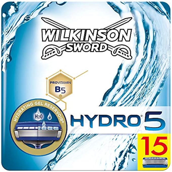 Wilkinson Sword Hydro 5 Mens Razor Blades 15 Pieces - Image 1