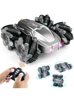 Y&D RC Car Toy Double Sided Stunt 2.4G 360° Rotation and Drift 4WD All Terrain Remote Control with Headlights Cars Toys Gifts for Child Over  - Image 1
