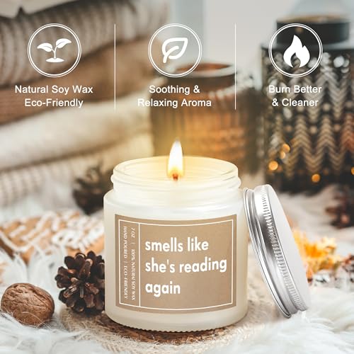 Saineron Book Lovers Gifts for Women Bookish Gifts for Book Lovers Women Books Accessories for Reading Lover Books Club Gift for Reader Cool Bookish Themed Items Set Bookworm Stuff Presents for Librarian, Girl - Image 4