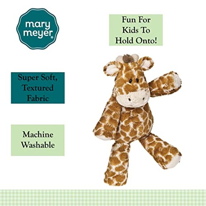 Mary Meyer Stuffed Animal Marshmallow Zoo Plush Soft Toy, 13-Inches, Giraffe - Image 3