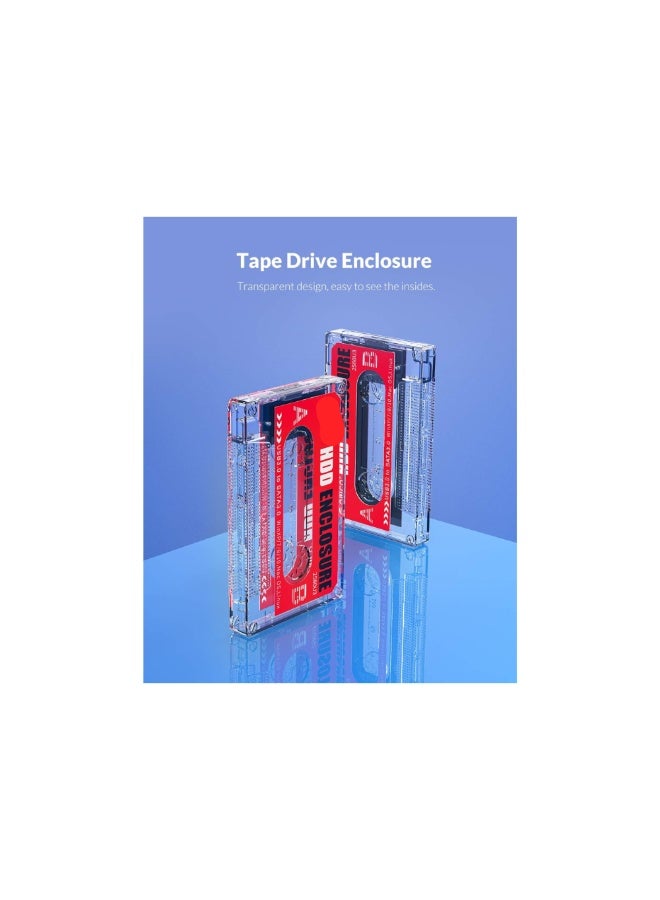 2.5" External Hard Drive Enclosure – USB 3.0 to SATA 3 Adapter for HDD/SSD – Tool-Free Transparent Case, Supports UASP, Up to 4TB - Image 2