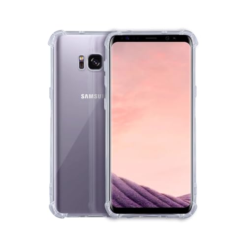 7-Seven 7SEVEN® Back Cover for Samsung Galaxy S8 Transparent Mobile Back Case Shock Proof Design Camera Edges Protection Crystal Clear Phone Case Silicon Soft TPU and Flexible Bumper Phone Cover - Image 1