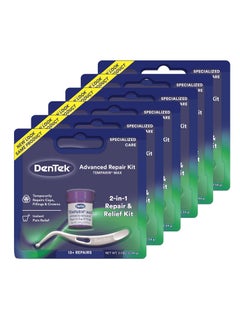 Dentek Dentek Temparin Max Repair Kit, 13+ Repairs, 2.64 Grams (Pack of 6) 