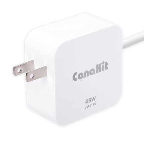 CanaKit 45W USB-C Power Supply with PD for Raspberry Pi 5 (27W @ 5A) - Image 1