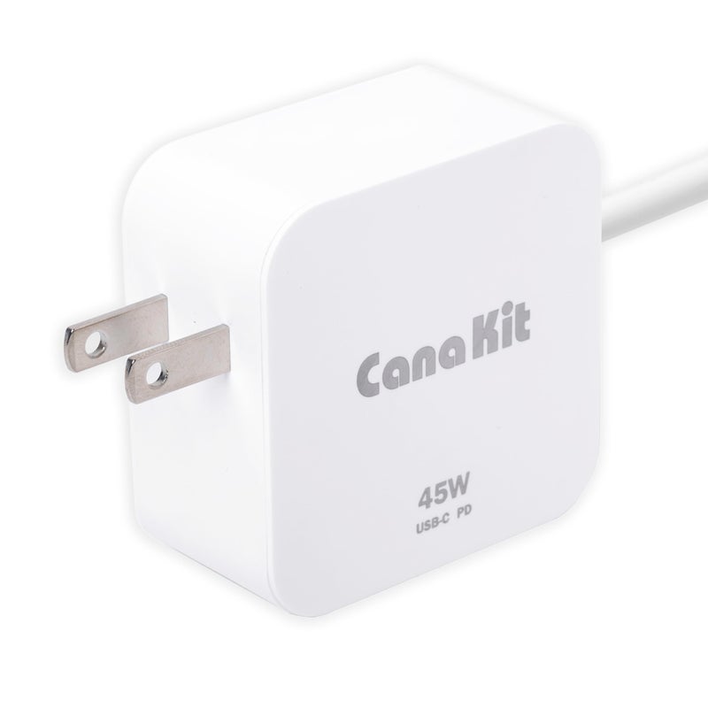 CanaKit 45W USB-C Power Supply with PD for Raspberry Pi 5 (27W @ 5A) - Image 4