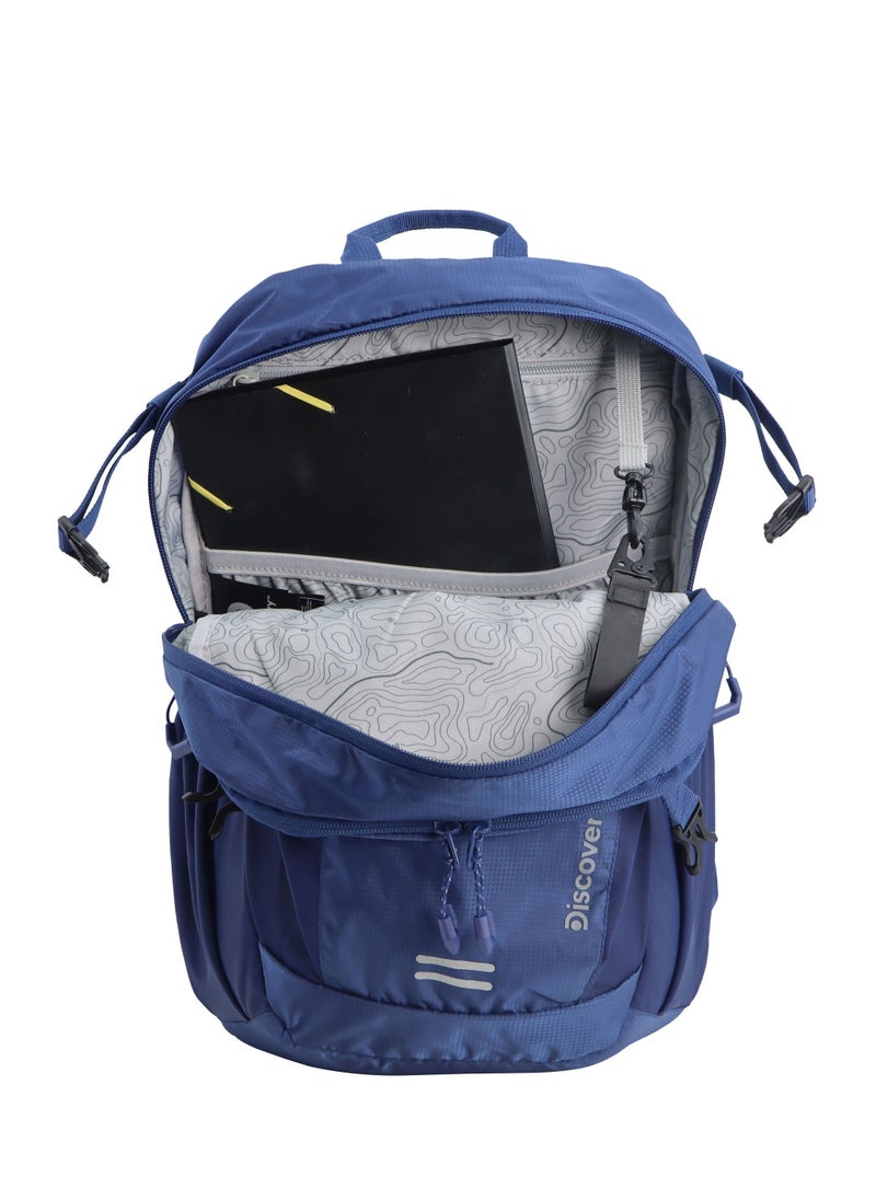 Discovery Body Spirit Nylon Ripstop 10L Outdoor Backpack Navy for Men and Women, Durable Lightweight Water Resistant Casual Daypack Blue Bag for School College Office Travel Hiking Adventure. - pzsku/Z44714F68BB6217EC347EZ/45/_/1721993730/8560c56e-080a-4ad9-be43-06ca75dabd40