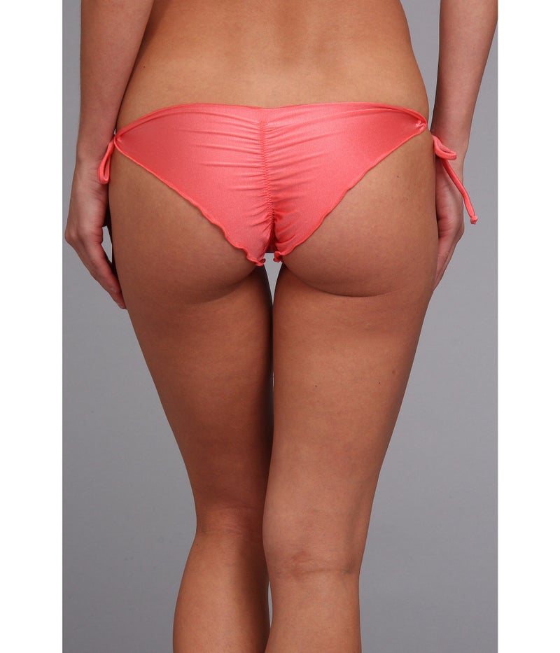 Luli Fama Women's Cosita Buena Wavey Brazilian Tie Side Ruched Bottom, Tropical Temptation, Large - Image 3
