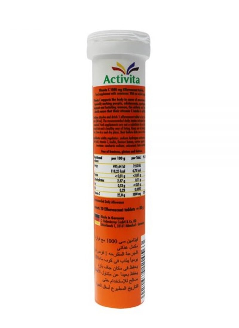 Activita Activita Vitamin C 1000Mg Eff Tab 20'S  - Image 2