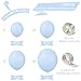 Moukiween 130PCS Pastel Blue Balloons Garland Arch Kit Different Sizes 18 12 10 5 Inch Latex Balloons for Baby Shower Wedding Birthday Party Decorations - Image 2