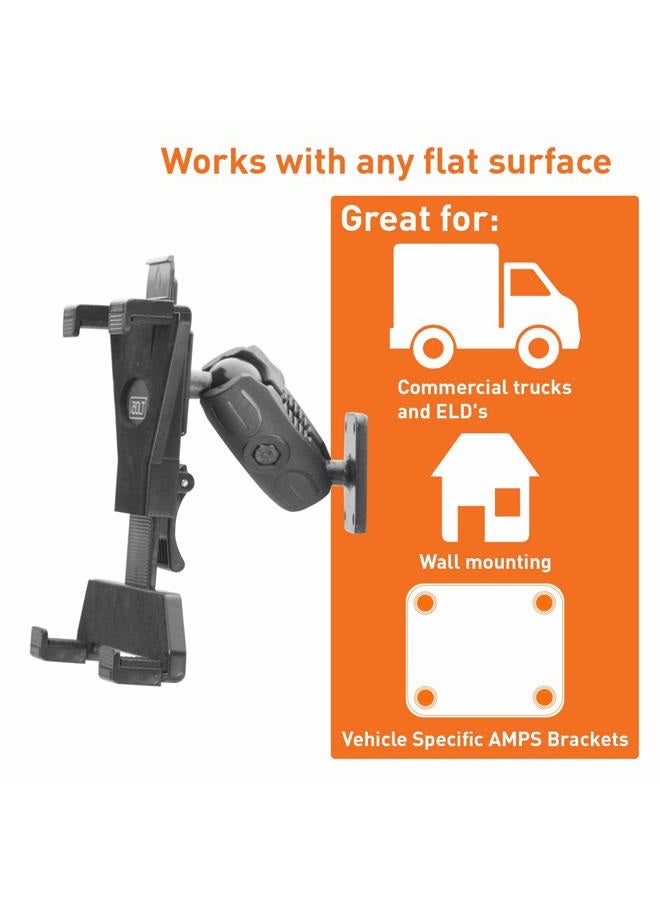 iBolt TabDock AMPs - Heavy Duty Drill base mount for all 7" - 10" tablets (iPad, Samsung Tab) For Cars, Desks, Countertops: Great For Commercial Vehicles, Trucks, Homes, Schools, and Businesses - Image 4