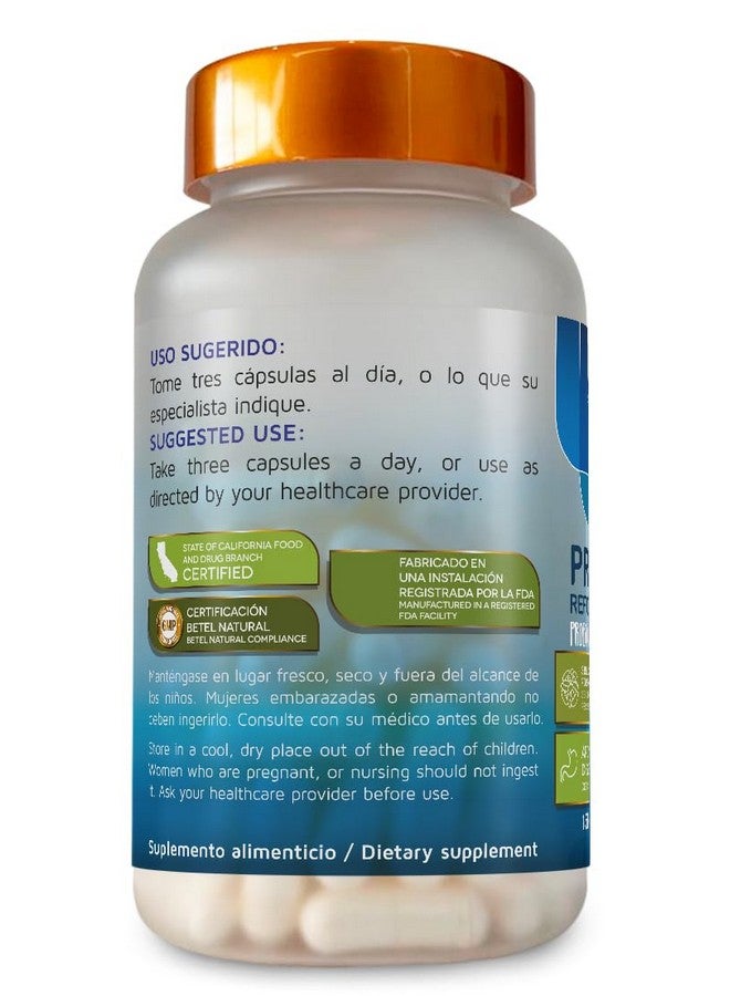 Betel Natural Probioticos con Enzimas - Probiotics with Enzymes Papaya Fruit with Acidophilus - 90 Capsules - Image 3