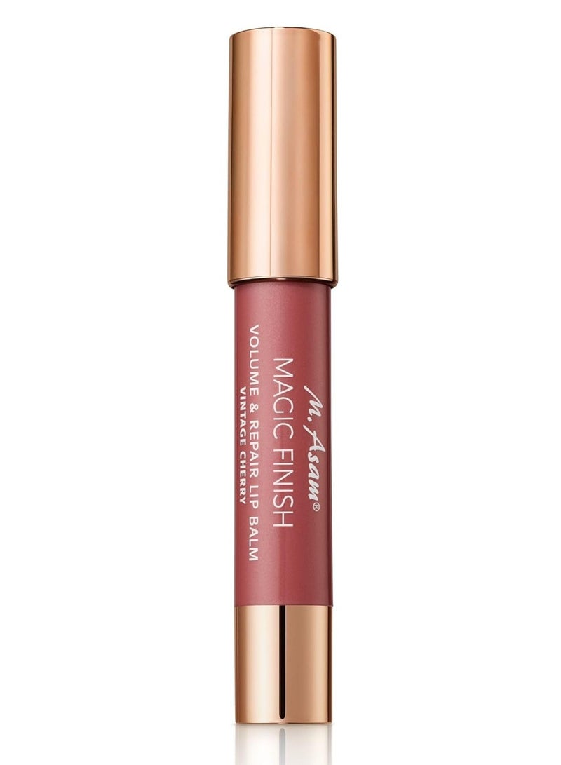 أم. أسام M. Asam MAGIC FINISH Volume & Repair Lip Balm Vintage-Cherry (0.11 أونصة) - مرطب الشفاه للحصول على لمعان رقيق وحجم أكبر مع نفخ وتغذية... - Image 1
