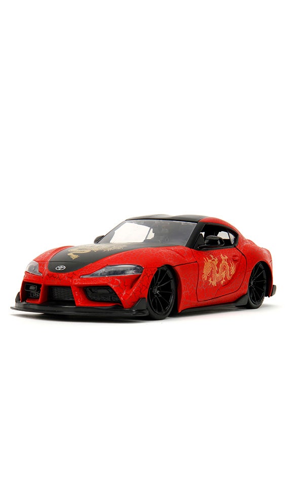 JADA Pink Slips 1:24 - 2020 Toyota Supra, Die-Cast Car with Base, Toys for Kids and Adults - Image 5