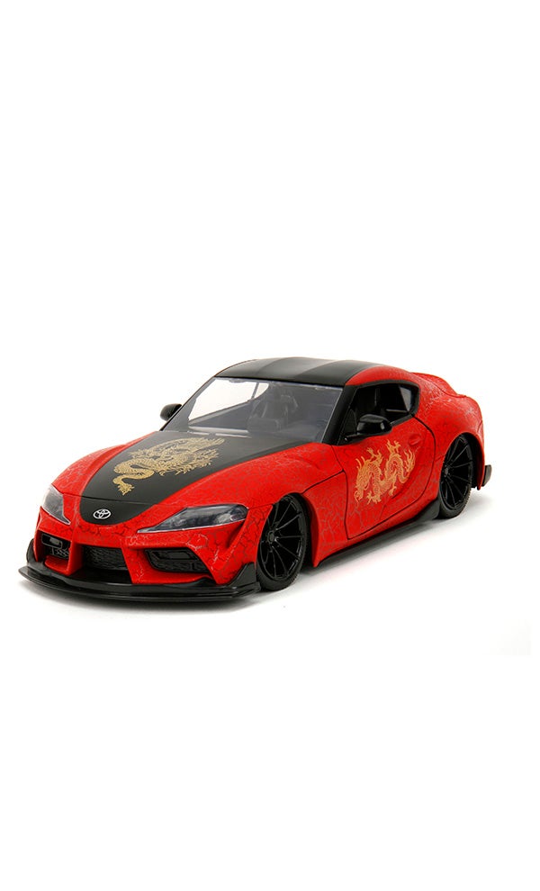 JADA Pink Slips 1:24 - 2020 Toyota Supra, Die-Cast Car with Base, Toys for Kids and Adults - Image 4