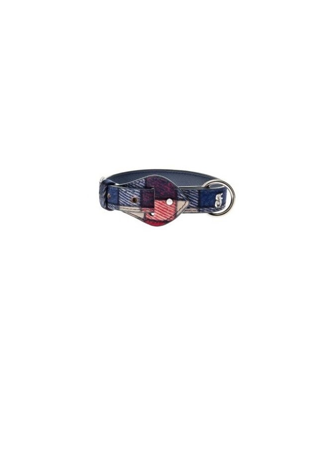 Ferribiella Mokka Cat Collar Medium – Tartan  - Image 1